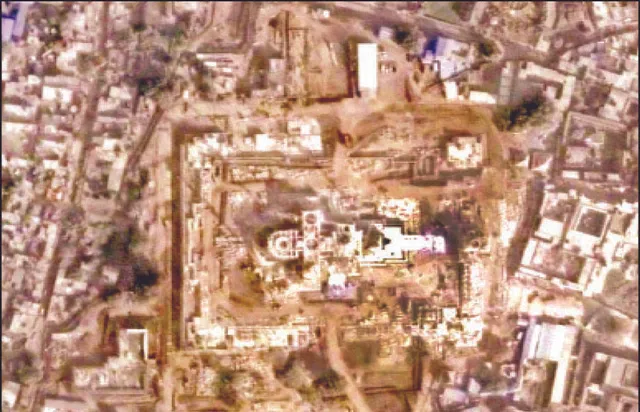 ମହାକାଶରୁ ଏମିତି ଦେଖାଯାଉଛି ରାମମନ୍ଦିର: ଫଟୋ ଉଠାଇଲା ଇସ୍ରୋ ଉପଗ୍ରହ