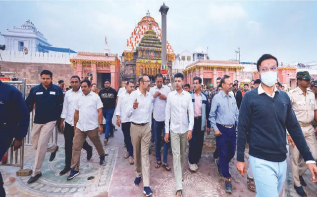 ଶ୍ରୀମନ୍ଦିର ପରିକ୍ରମା ପ୍ରକଳ୍ପ: ଲୋକାର୍ପଣ ପୂର୍ବରୁ ୫-ଟି ଅଧ୍ୟକ୍ଷଙ୍କ ସମୀକ୍ଷା