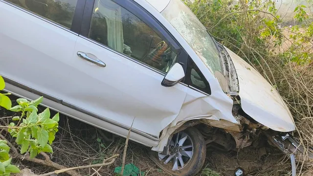 ନବରଙ୍ଗପୁର ସାଂସଦଙ୍କ ଗାଡ଼ି ଦୁର୍ଘଟଣାଗ୍ରସ୍ତ: ଅଳ୍ପକେ ବର୍ତ୍ତିଲେ ରମେଶ ମାଝୀ