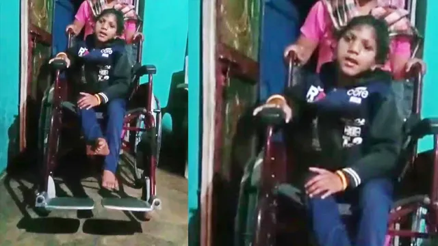 ସମ୍ବାଦ ପ୍ରଭାବ: ଟ୍ରାଇ ସାଇକେଲ୍‌ ମିଳିଲା ପରେ ସାଖିନା ମୁଁହରେ ହସ ଫୁଟିଲା