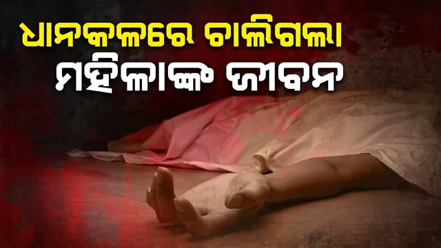 ଧାନକଳକୁ ଆସିଥିଲେ ମହିଳା: ଭୟାନକ ଅଘଟଣରେ ପ୍ରାଣ ହରାଇଲେ