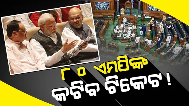 ୮୦ ଏମପିଙ୍କୁ ଦ୍ବିତୀୟ ଥର ଟିକେଟ ଦେବାକୁ ଚାହୁଁନି ବିଜେପି: ଏସବୁ ନେତାଙ୍କ ଉପରେ ସଙ୍କଟ