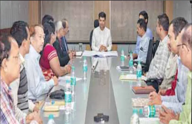 ଭିମ୍‌ସାର୍‌ ଉନ୍ନତୀକରଣରେ ଖର୍ଚ୍ଚହେବ ହଜାରେ କୋଟି: ୫-ଟି ଅଧ୍ୟକ୍ଷଙ୍କ ସମ୍ବଲପୁର ଗସ୍ତ