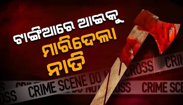 ନାତିର ଟାଙ୍ଗିଆ ଚୋଟରେ ଆଈର ମୃତ୍ୟୁ