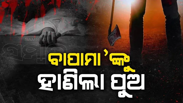 ପୁଅର ଟାଙ୍ଗିଆ ଚୋଟରେ ବାପା ଓ ମାଆଙ୍କର ପ୍ରାଣହାନି