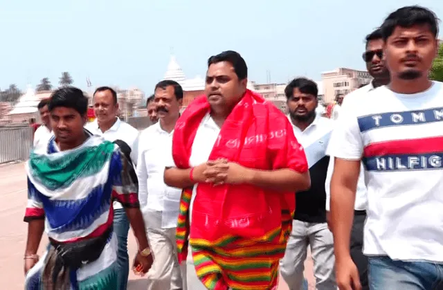 ଶ୍ରୀଜୀଉଙ୍କୁ ଦର୍ଶନ କଲେ ଅଂଶୁମାନ ମହାନ୍ତି, କହିଲେ- କେନ୍ଦ୍ରାପଡ଼ାବାସୀଙ୍କର ସେବା କରିବି