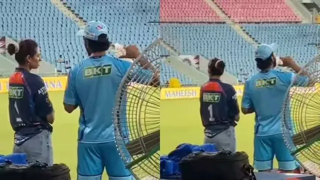 ମ୍ୟାଚ ପୂର୍ବରୁ ସ୍ୱାମୀଙ୍କ ଜର୍ସି ପିନ୍ଧିଥିବାର ନଜର ଆସିଲେ ଆଥିଆ