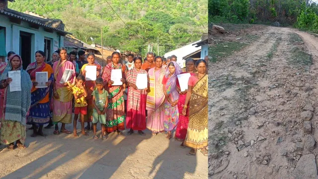 ଆଣ୍ଠେଇଛି ବିକାଶ: ସ୍ୱାଧୀନତାର ୭୭ ବର୍ଷ ପରେ ମଧ୍ୟ ଏହି ଗାଁକୁ ନାହିଁ ପକ୍କା ରାସ୍ତା