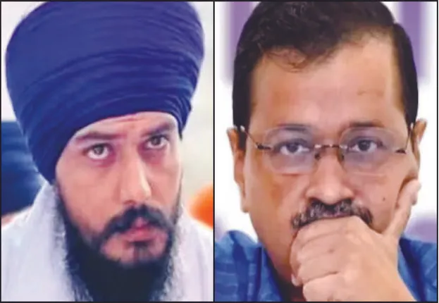 ଜେଲ୍‌ରୁ ନିର୍ବାଚନ ଲଢ଼ିପାରିବେ ଅମୃତପାଲ, କିନ୍ତୁ ଭୋଟ୍ ଦେଇପାରିବେନି କେଜ୍ରିୱାଲ