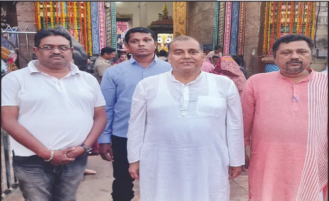 ମହାପ୍ରଭୁଙ୍କ ଆଶୀର୍ବାଦ ନେଲେ ପୃଥ୍ବୀବଲ୍ଲଭ: ଦୁଇବର୍ଷ ହେବ କଂଗ୍ରେସ ସଙ୍ଗଠନ ସଜାଡ଼ିଛନ୍ତି