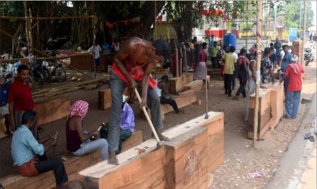 ଚଳଚଞ୍ଚଳ ରଥଗଡ଼ା: ରଥ ପ୍ରଭୁ ଲିଙ୍ଗରାଜ ଗଢ଼ନ୍ତି