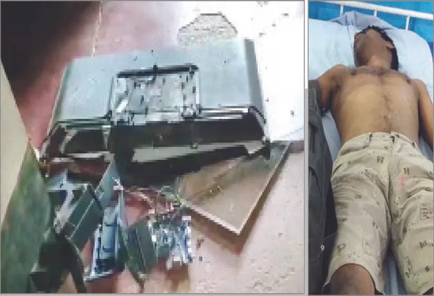 ଘର ଉପରେ ବଜ୍ରପାତ: ଫାଟିଲା ଛାତ ଓ କାନ୍ଥ