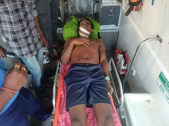 ଭିଣୋଇର ଟାଙ୍ଗିଆ ଚୋଟରେ ଶଳା ଗୁରୁତର