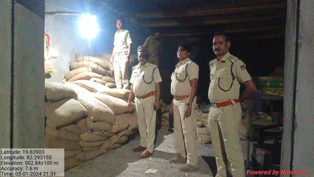 ୧୧୭ କ୍ଵିଣ୍ଟାଲ ମହୁଲ ଜବତ: ଜଣେ ଅଭିଯୁକ୍ତ ଗିରଫ