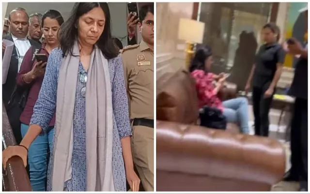 ନୂଆ ଭାଇରାଲ୍‌ ଭିଡିଓରେ କେଜ୍ରିୱାଲ୍‌ଙ୍କ ଘରେ ଦିଶିଲେ ସ୍ବାତୀ, ସୁରକ୍ଷାକର୍ମୀଙ୍କ ସହ ହେଉଥିଲା ଯୁକ୍ତିତର୍କ