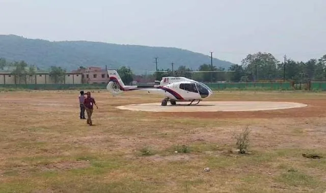 ଢେଙ୍କାନାଳ ପଲ୍ଲିଶ୍ରୀ ମେଳା ପଡ଼ିଆରେ ଧଳା ହେଲିକପ୍ଟର ନେଇ ଚର୍ଚ୍ଚା