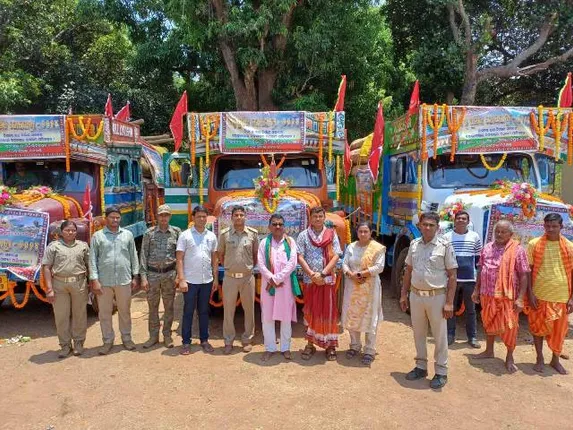 ରେଢ଼ାଖୋଲ ବନଖଣ୍ଡରୁ ପୁରୀକୁ ଗଲା ରଥ କାଠ