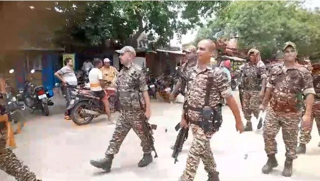 ସାଧାରଣ ନିର୍ବାଚନ: ବୀରମହାରାଜପୁରରେ ମତଦାନ ପୂର୍ବରୁ ପୁଲିସର ଫ୍ଲାଗମାର୍ଚ୍ଚ