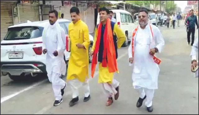 ପ୍ରାର୍ଥିପତ୍ର ଦାଖଲ ପାଇଁ ଦୌଡ଼ିଲେ ବିଜେପି ପ୍ରାର୍ଥୀ