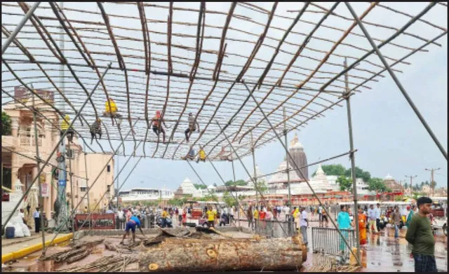 ଆରମ୍ଭ ହେଲା ‘ରଥଖଳା’ ପ୍ରସ୍ତୁତି