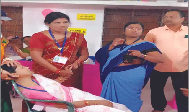 ମତଦାନ ସମୟରେ ଅସହ୍ୟ ତାତି: ପ୍ରାଣ ହରାଇଲେ ମହିଳା‌ ଭୋଟର
