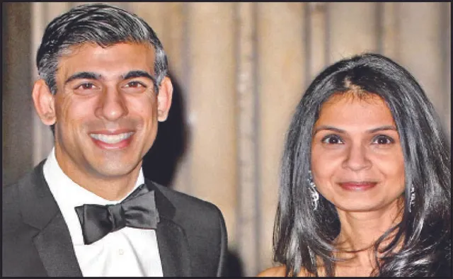 ଧନୀ ତାଲିକାରେ ଉପରକୁ ଉଠିଲେ ସୁନକ ଦମ୍ପତି