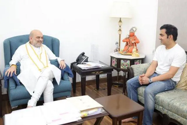 ଅମିତ ଶାହାଙ୍କୁ ଭେଟିଲେ ଗମ୍ଭୀର