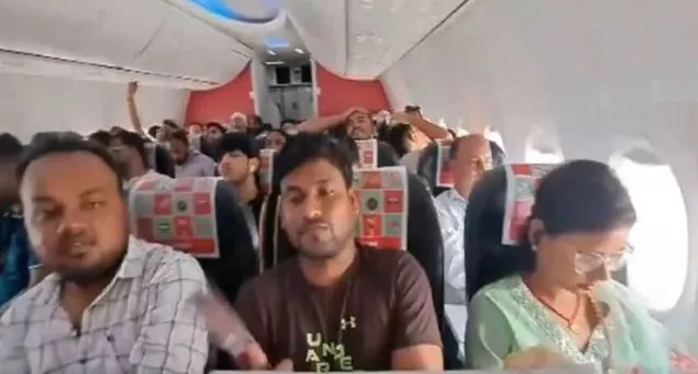 ଦିଲ୍ଲୀ-ଦରଭଙ୍ଗା ବିମାନରେ ଏସି ଅଚଳ: ଘଣ୍ଟାଏ ଧରି ତାତିରେ ସିଝିଲେ ଯାତ୍ରୀ, ଭିଡ଼ିଓ ଭାଇରାଲ