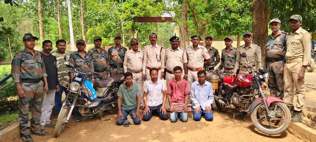 କଇଁଛ ଚୋରାଚାଲାଣ ବେଳେ ବନ ବିଭାଗର ଚଢ଼ଉ, ୪ ଗିରଫ