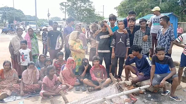 ଦୁର୍ଘଟଣାରେ ଶିଶୁ ମୃତ୍ୟୁ; ୪ ଘଣ୍ଟା ଜାତୀୟ ରାଜପଥ ଅବ‌ରୋଧ