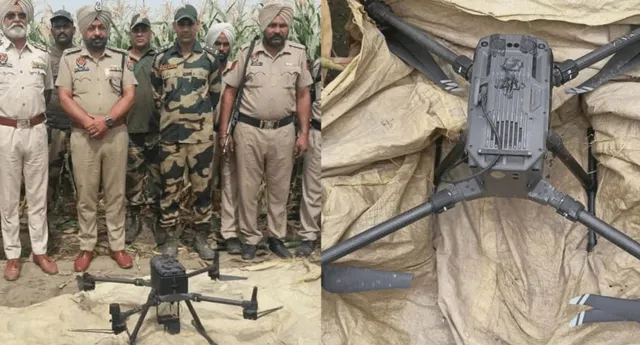 ପଞ୍ଜାବ : ୨୪ ଘଣ୍ଟାରେ ଧରାହେଲା ୩ ପାକିସ୍ତାନ ଡ୍ରୋନ, ନିଶାଦ୍ରବ୍ୟ ଓ ଅସ୍ତ୍ରଶସ୍ତ୍ର ଚୋରାଚାଲାଣ ସଂଦେହ