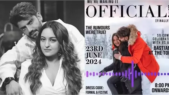 ପ୍ରେମିକଙ୍କ ସହ ବିବାହକୁ ଅନୁଷ୍ଠାନିକ କଲେ ସୋନାକ୍ଷୀ, ଜୁନ୍‌ ୨୩ ତାରିଖରେ ବାହାଘର