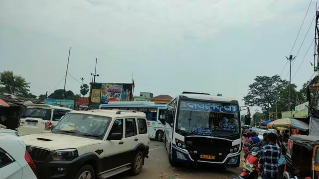 ଘଟଗାଁରେ ଟ୍ରାଫିକ ବ୍ୟବସ୍ଥା ବିପର୍ଯ୍ୟସ୍ତ