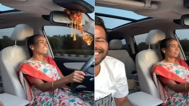 ମା’ ପୁଅକୁ କାର ଶିଖାଇବାର ସୁନ୍ଦର ମୁହୂର୍ତ୍ତର ଭିଡିଓ ଭାଇରାଲ