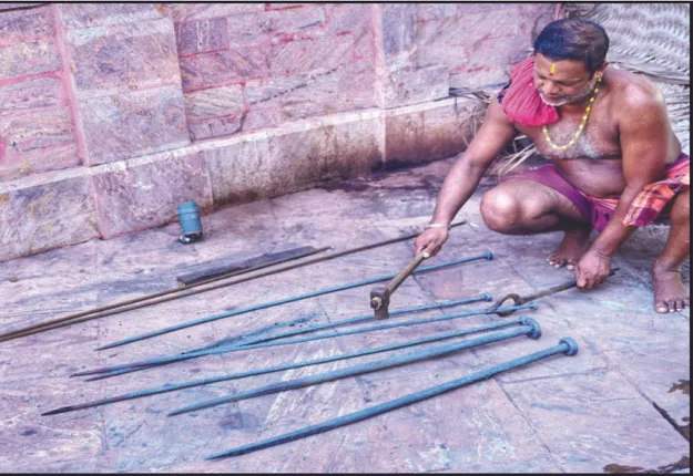 ରଥରେ ଲାଗେ ୭୦ ପ୍ରକାର କଣ୍ଟା: ବାଡ଼ିଆ ହୁଏ ସାଢ଼େ ୪ ଫୁଟର କଣ୍ଟା ‘ଜଂଘା’