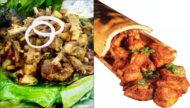 ପଠନେ ଅର୍ଦ୍ଧଭୋଜନ: ପତ୍ରପୋଡ଼ା ମଟନ୍‌, ବାଉଁଶ ଚିକେନ୍‌