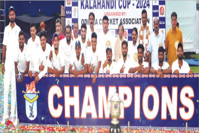 କଳାହାଣ୍ଡି କପ୍‌ ଜିତିଲା ଓଡ଼ିଶା ‘ସି’: ଦେବବ୍ରତ ଶ୍ରେଷ୍ଠ ଖେଳାଳି