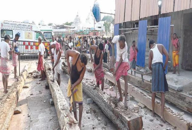 ଚଳଚଞ୍ଚଳ ରଥଖଳା: ୪ଟି ଦଣ୍ଡାର ଚଉପଟ ଶେଷ