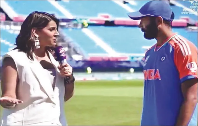 ସିଲି ପଏଣ୍ଟ୍‌: ବୁମ୍‌ରାଙ୍କ ସାକ୍ଷାତକାର ନେଲେ ପତ୍ନୀ ସଂଜନା