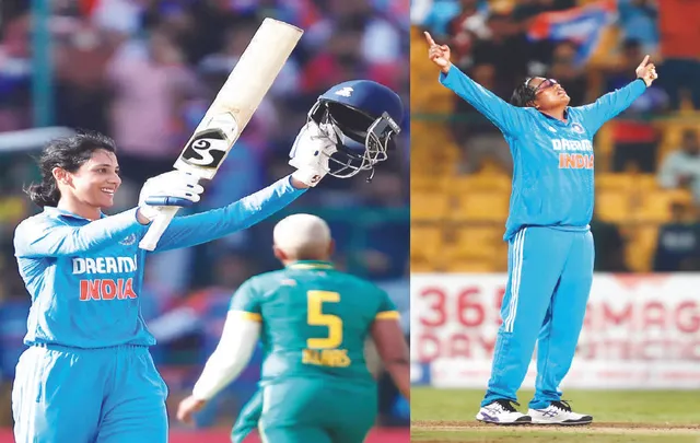 ମନ୍ଧାନାଙ୍କ ଶତକ, ପଦାର୍ପଣରେ ଆଶାଙ୍କୁ ୪ ୱିକେଟ୍‌: ଦକ୍ଷିଣ ଆଫ୍ରିକା ବିପକ୍ଷରେ ଭାରତର ଜବରଦସ୍ତ ବିଜୟ