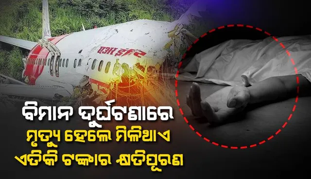 ବିମାନ ଦୁର୍ଘଟଣାରେ ମୃତ୍ୟୁ ହେଲେ ମିଳିଥାଏ ଏତିକି ଟଙ୍କାର କ୍ଷତିପୂରଣ