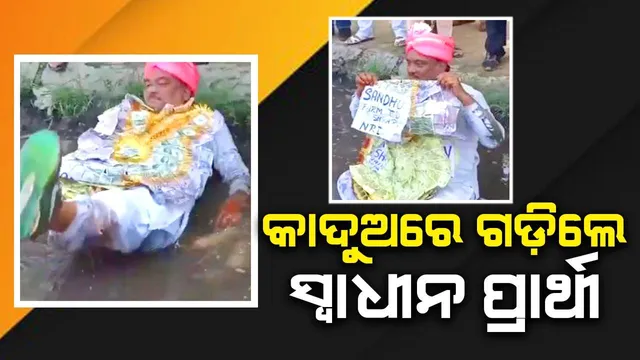 ପରାଜିତ ହୋଇ କାଦୁଅରେ ଗଡ଼ିଲେ ସ୍ୱାଧୀନ ପ୍ରାର୍ଥୀ, ଭିଡିଓ ଭାଇରାଲ...