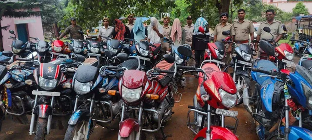 ୨୫ଟି ଚୋରା ବାଇକ୍‌ ଉଦ୍ଧାର, ଦୁଇଜଣ ଚୋରଙ୍କ ସମେତ ତିନି ଗିରଫ