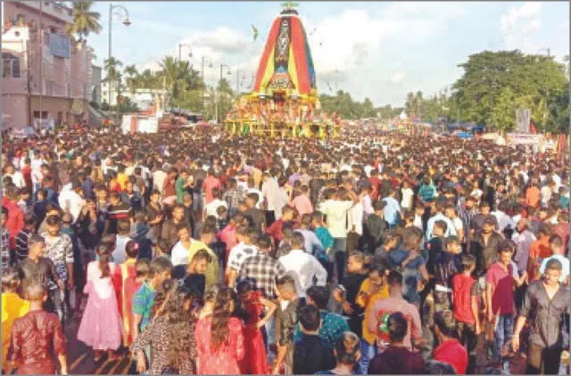 ତୁଳସୀକ୍ଷେତ୍ରରେ ବାହୁଡ଼ାଯାତ୍ରା: ବଡ଼ଦେଉଳରେ ଲାଗିଲା ବ୍ରହ୍ମତାଳଧ୍ବଜ