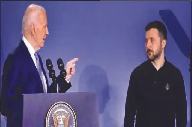 ନାଟୋ କାର୍ଯ୍ୟକ୍ରମରେ ବାଇଡେନ୍‌ଙ୍କ ମତିଭ୍ରମ: ଜେଲେନସ୍କିଙ୍କୁ ‘ପୁଟିନ୍’ ଓ କମଳା ହାରିସଙ୍କୁ ‘ଟ୍ରମ୍ପ୍’ସମ୍ବୋଧନ କଲେ