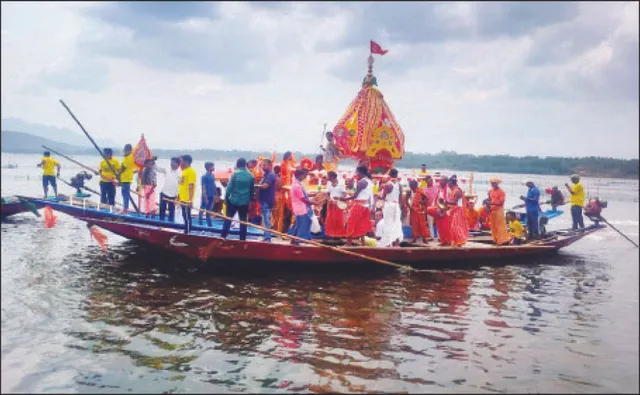 ନୌକା ନନ୍ଦିଘୋଷରେ ବିଜେକଲେ ମହାପ୍ରଭୁ: ଲୀଳାକ୍ଷେତ୍ର କାଙ୍କଣଶିଖରୀ