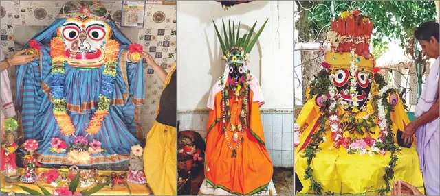 ଶ୍ରୀଜିଉଙ୍କ ନିଆରା ପରମ୍ପରା: ଏକାକୀ ପୂଜା ପାଉଛନ୍ତି ଭାଇଭଉଣୀ