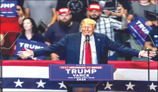 ଗଣତନ୍ତ୍ର ପାଇଁ ମୁଁ ଗୁଳି ଖାଇଛି: ଟ୍ରମ୍ପ୍‌