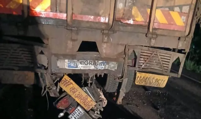 ଠିଆ ହୋଇଥିବା ଟ୍ରକକୁ ପିଟିଲା ବାଇକ୍, ଆରୋହୀ ମୃତ