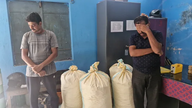 ୧୧୦କେଜିରୁ ଅଧିକ ପରିମାଣର ଗଞ୍ଜେଇ ଜବତ, ୨ ଗିରଫ